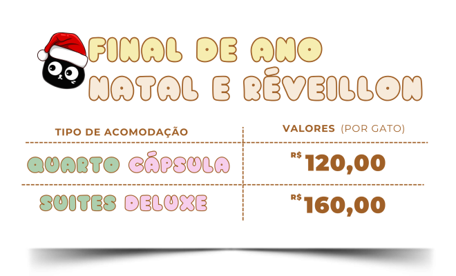 Gato Hotel - Preços fim de ano