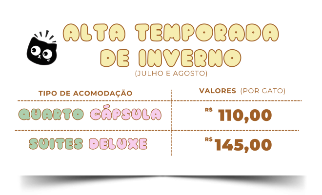 Gato Hotel - Preços inverno